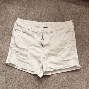 American Eagle Outfitters Women's White Jean Shorts